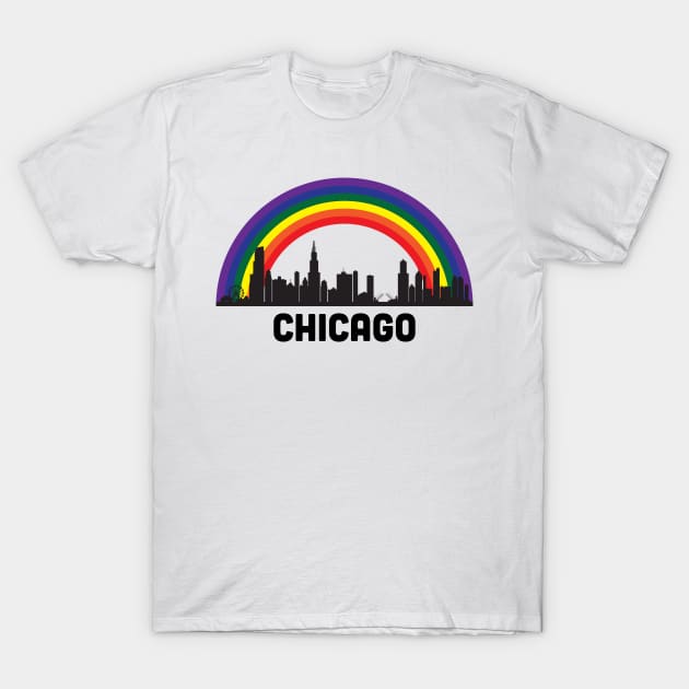 Chicago Pride T-Shirt by lavenderhearts